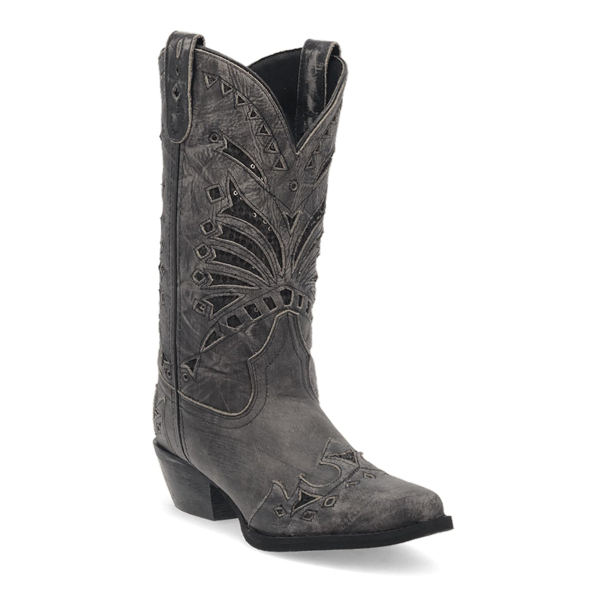 Dan Post Boots Boots Black / 6 Laredo Women's Stevie Snip Toe Leather Boots - Black 52120