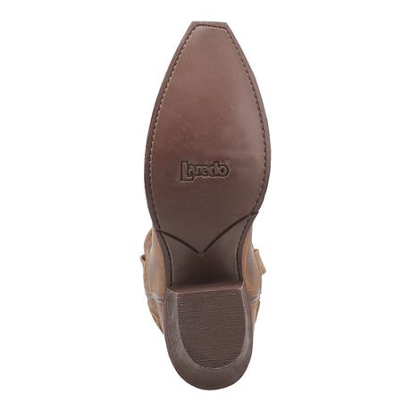 Dan Post Boots Boots Laredo Women's Reva Snip Toe Leather Boots - Honey 54267