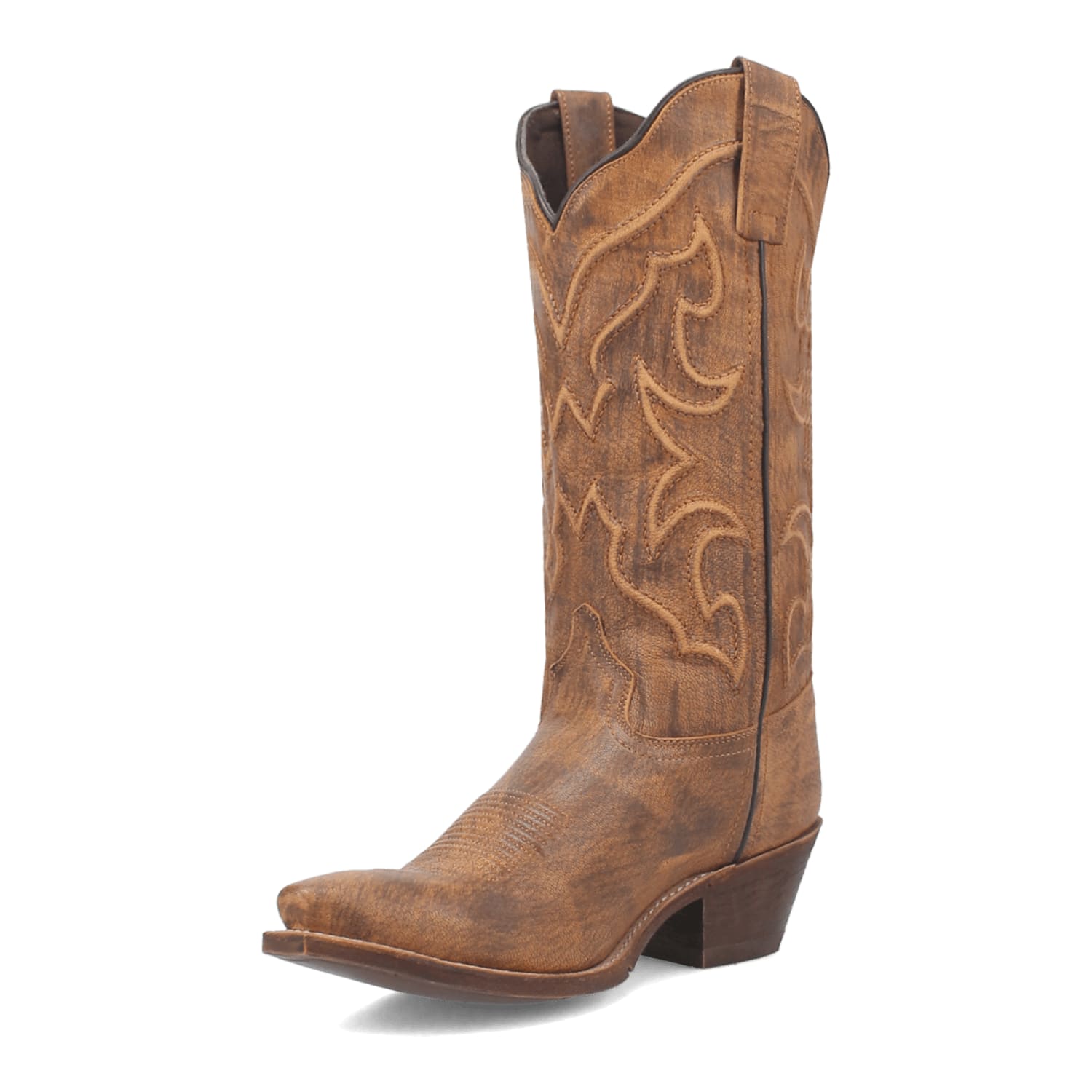 Dan Post Boots Boots Laredo Women's Reva Snip Toe Leather Boots - Honey 54267