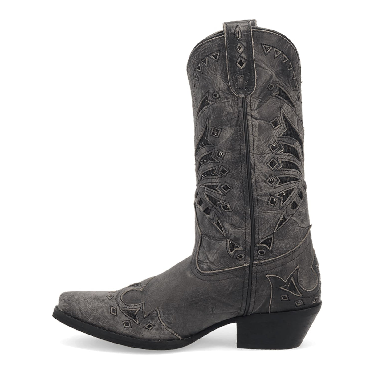 Dan Post Boots Boots Laredo Women's Stevie Snip Toe Leather Boots - Black 52120