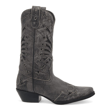 Dan Post Boots Boots Laredo Women's Stevie Snip Toe Leather Boots - Black 52120