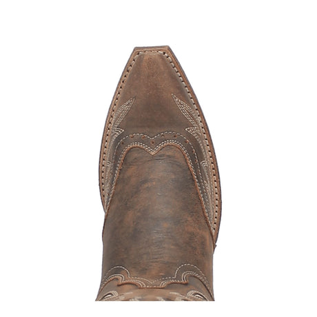 Dan Post Boots Boots Laredo Women's Zury Snip Toe Leather Boots - Brown 54268