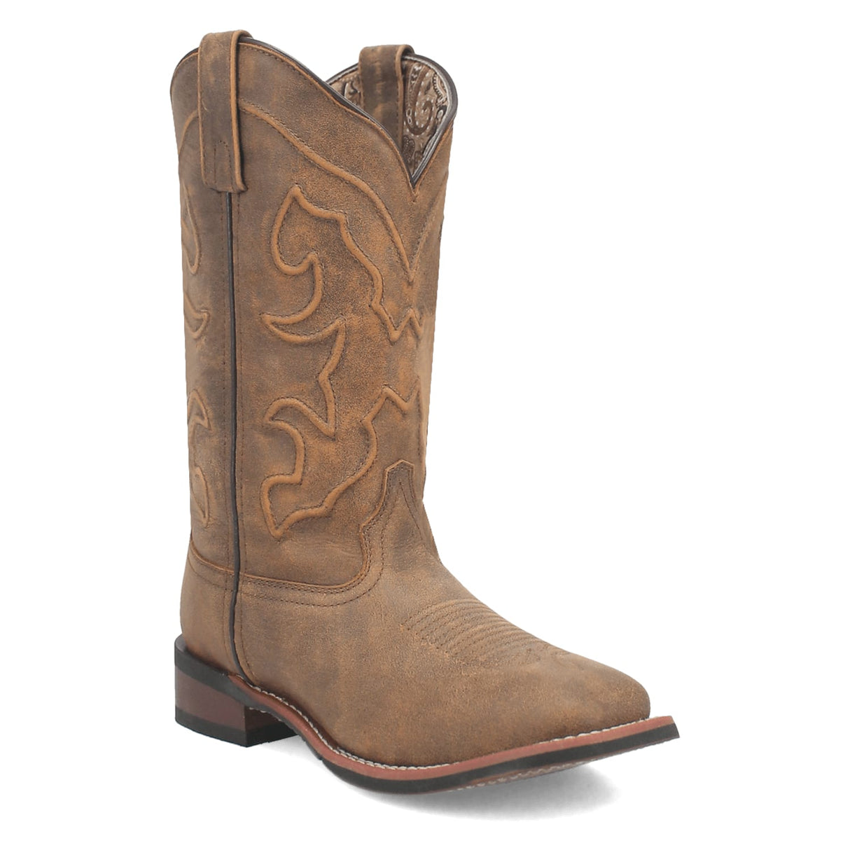 Dan Post Boots Boots Tan / 6 Laredo Women's Megan Broad Square Toe Leather Boots - Tan 3119