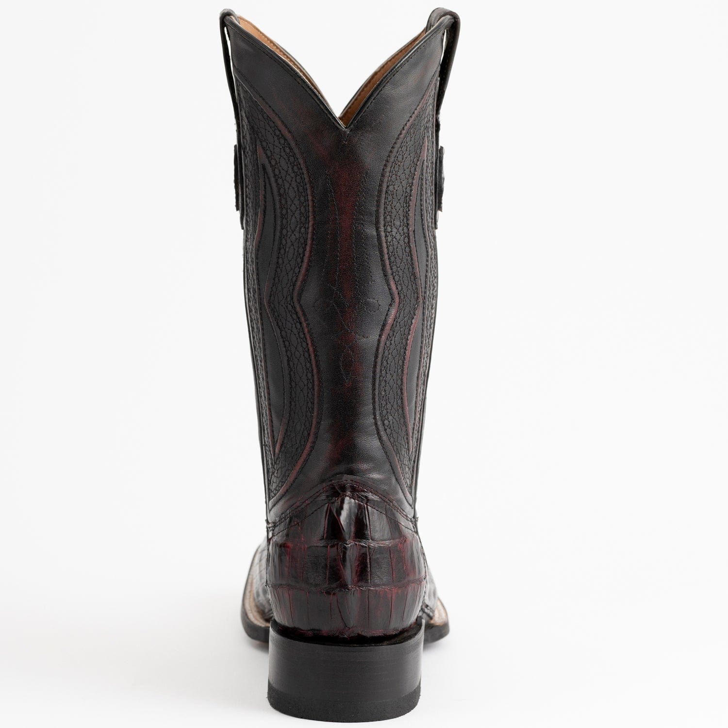 Ferrini Boots Boots Men's Ferrini Dakota Caiman Hornback Square Toe Boots 1049308