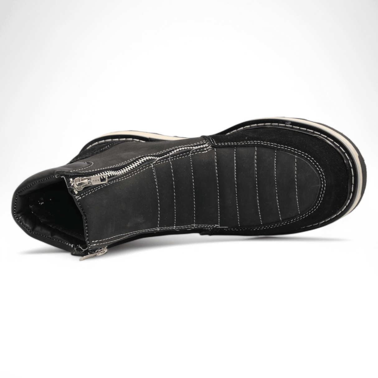 Hooch Boots Boots Men’s Genuine Leather Round Toe Work Shoes Black Color – Hooch Boots