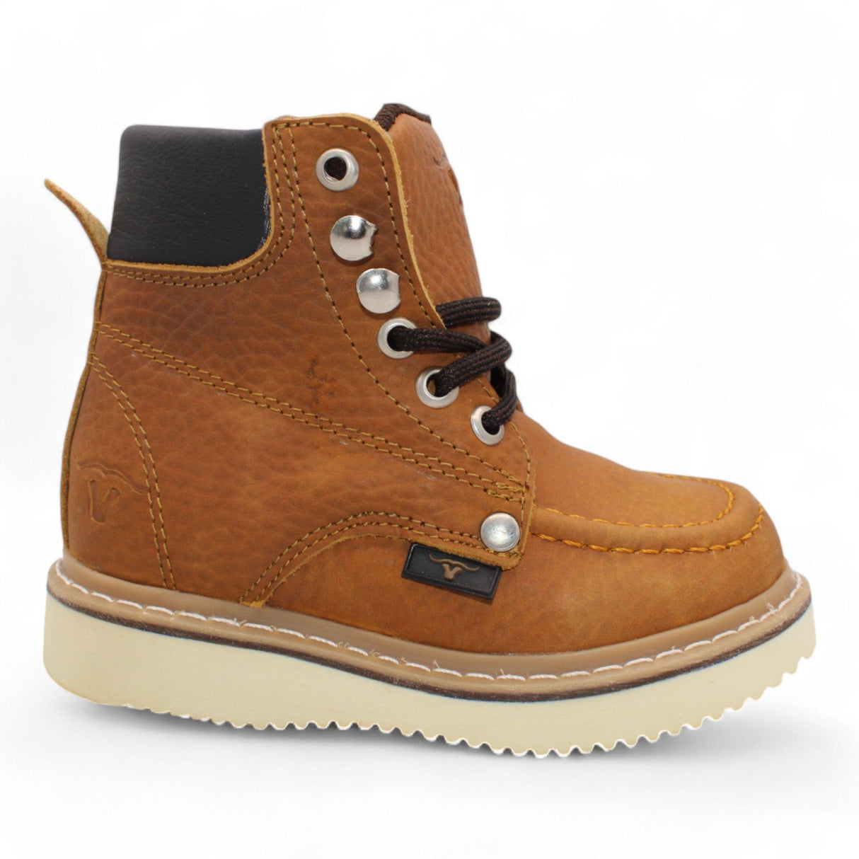 Hooch Boots Botas Niño Kid´s Moc Toe Leather Boot Honey-HBN80151