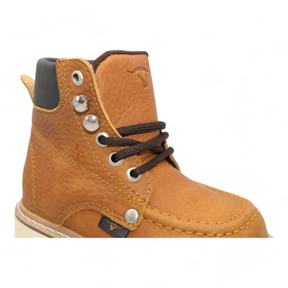 Hooch Boots Botas Niño Kid´s Moc Toe Leather Boot Honey-HBN80151
