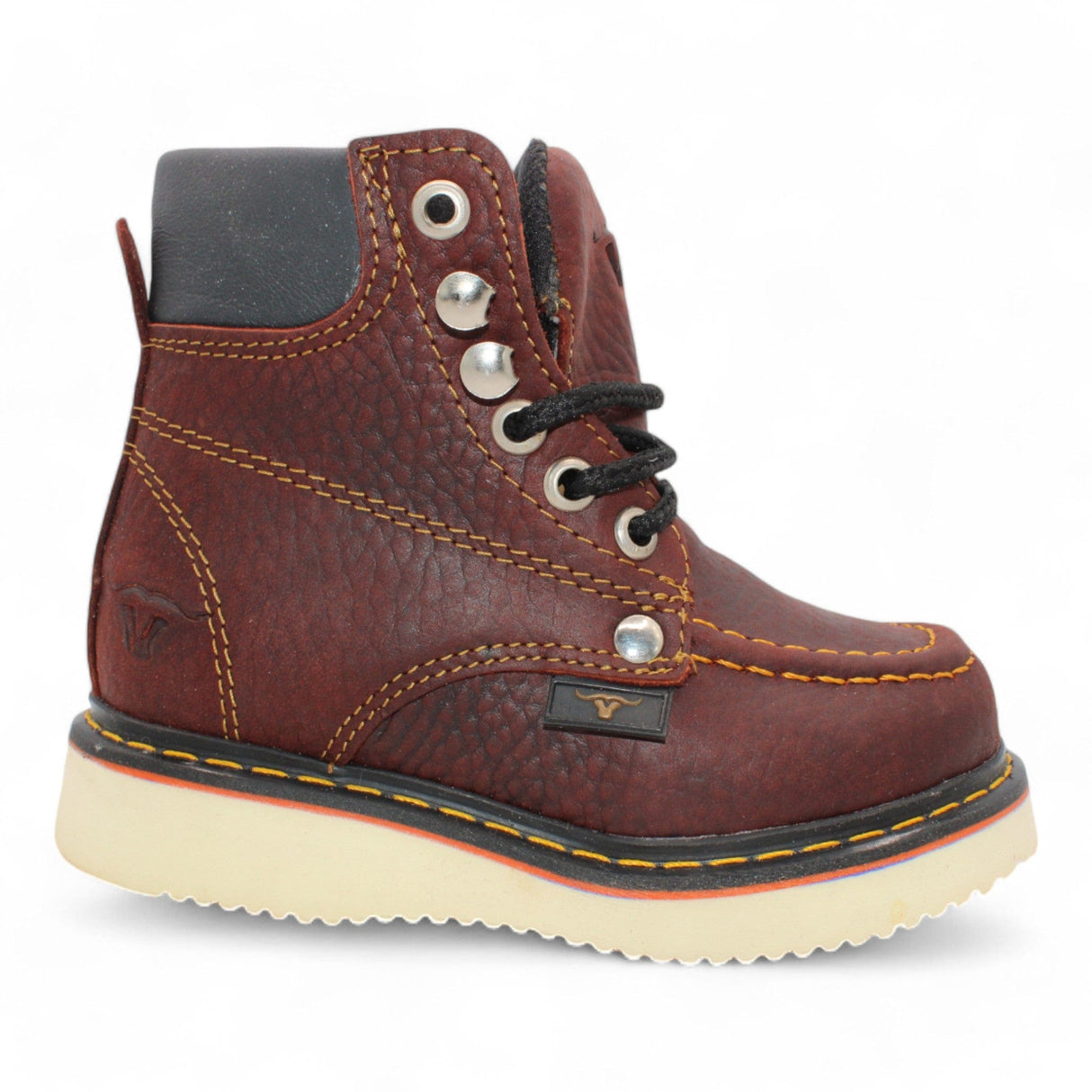 Hooch Boots Botas Niño Kid´s Moc Toe Leather Boot Shedron-HBN80150