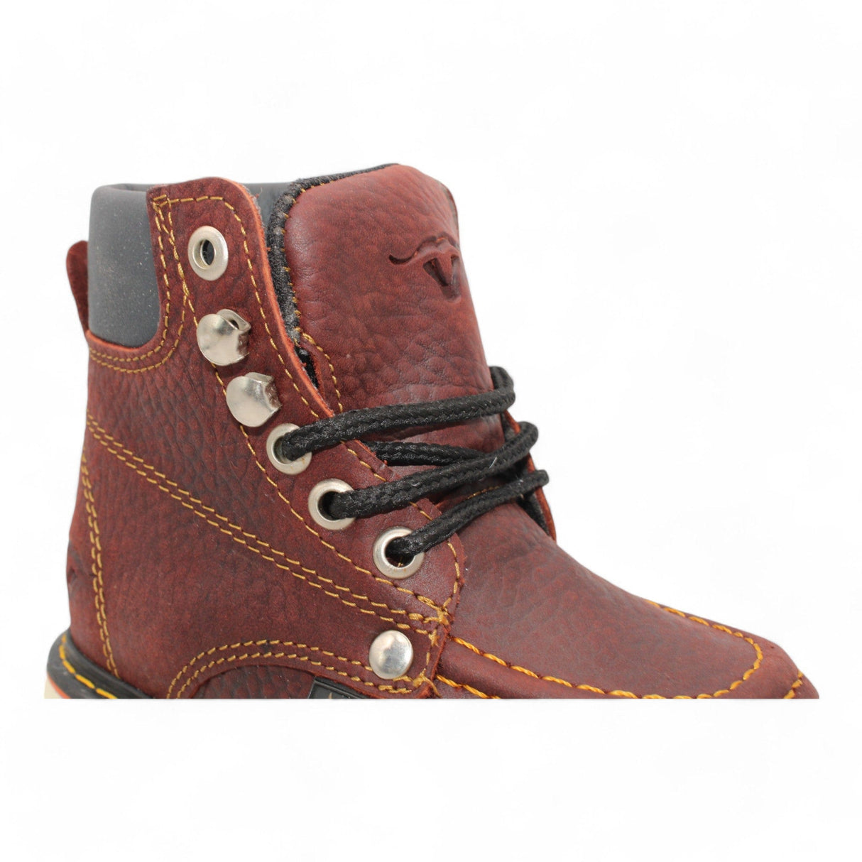 Hooch Boots Botas Niño Kid´s Moc Toe Leather Boot Shedron-HBN80150