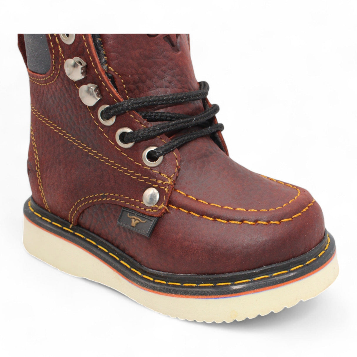 Hooch Boots Botas Niño Kid´s Moc Toe Leather Boot Shedron-HBN80150
