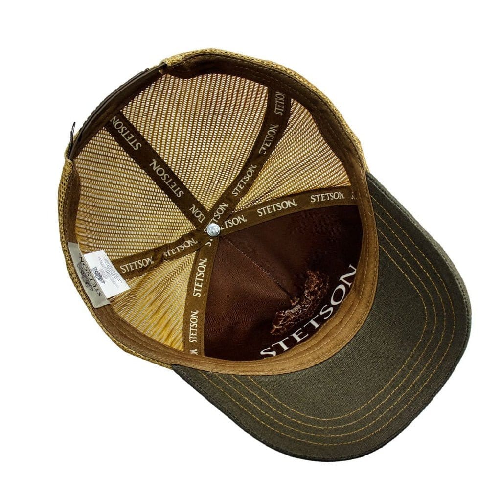 Hooch Stetson Cap Authentic Trucker Hat Original bottom