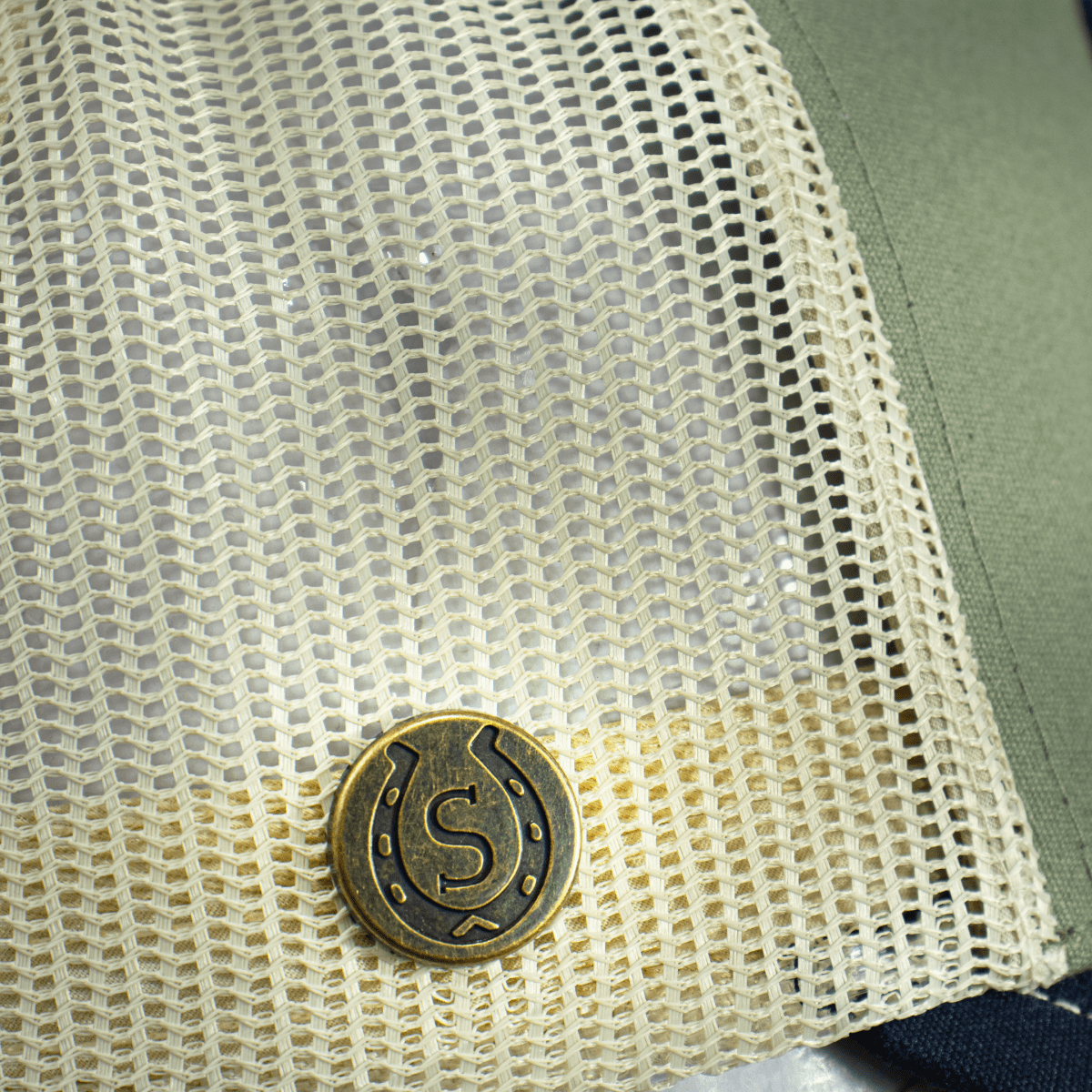 Hooch Stetson Cap Authentic Trucker Hat Original pin