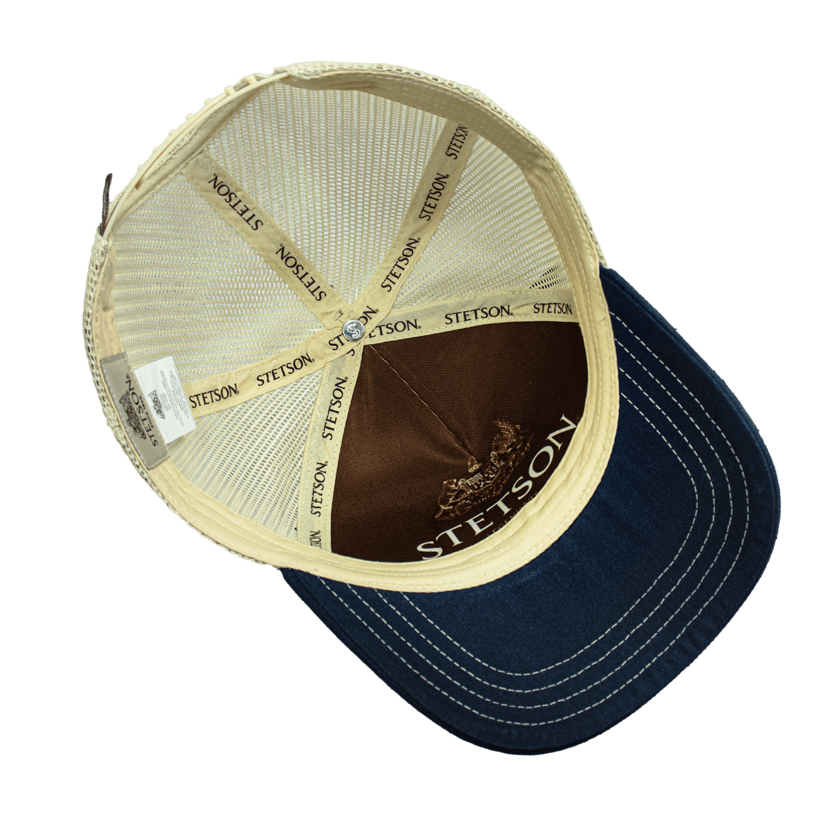 Hooch Stetson Cap Authentic Trucker Hat Original bottom