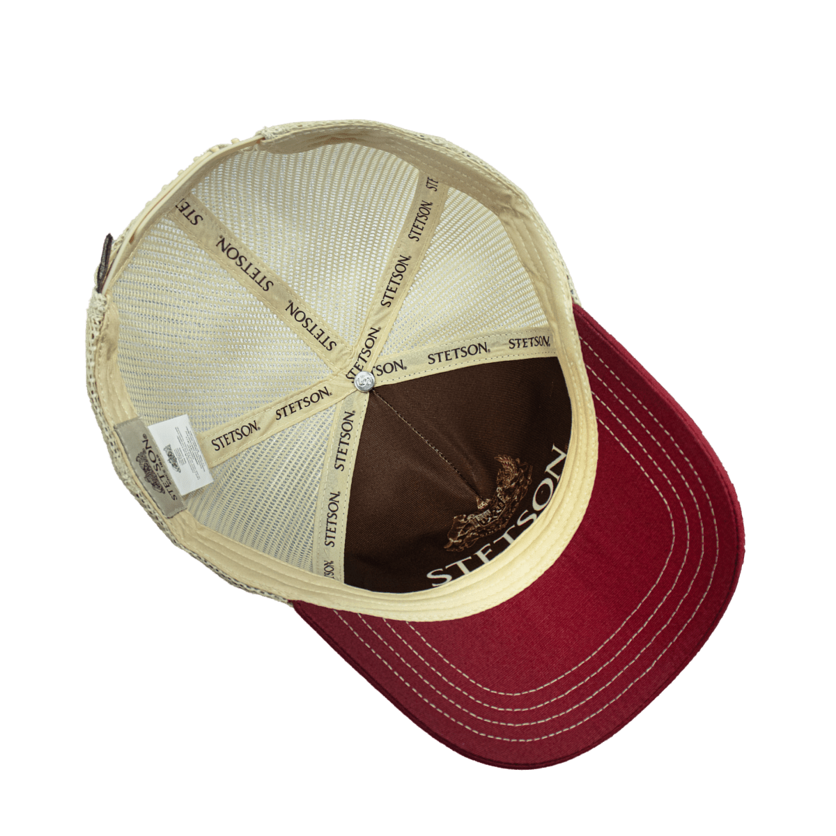 Hooch Stetson Cap Authentic Trucker Hat Original bottom