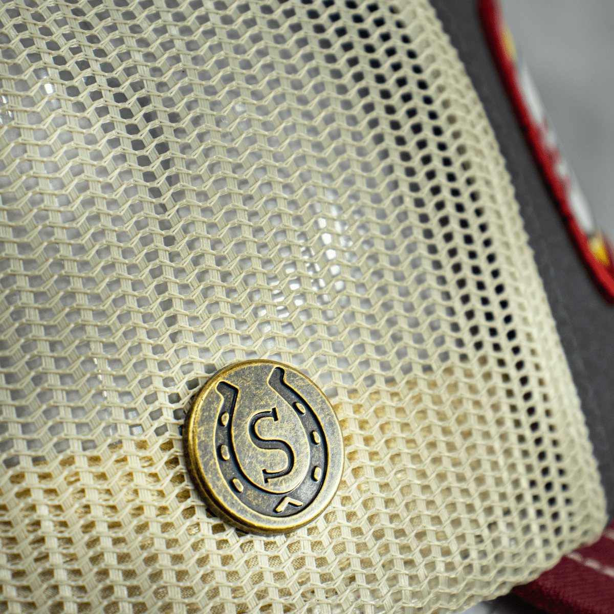 Hooch Stetson Cap Authentic Trucker Hat Original pin