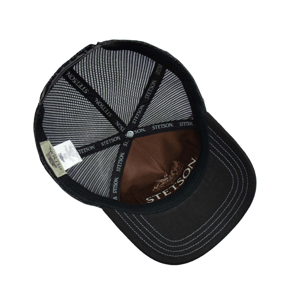 Hooch Stetson Cap Authentic Trucker Hat Original bottom