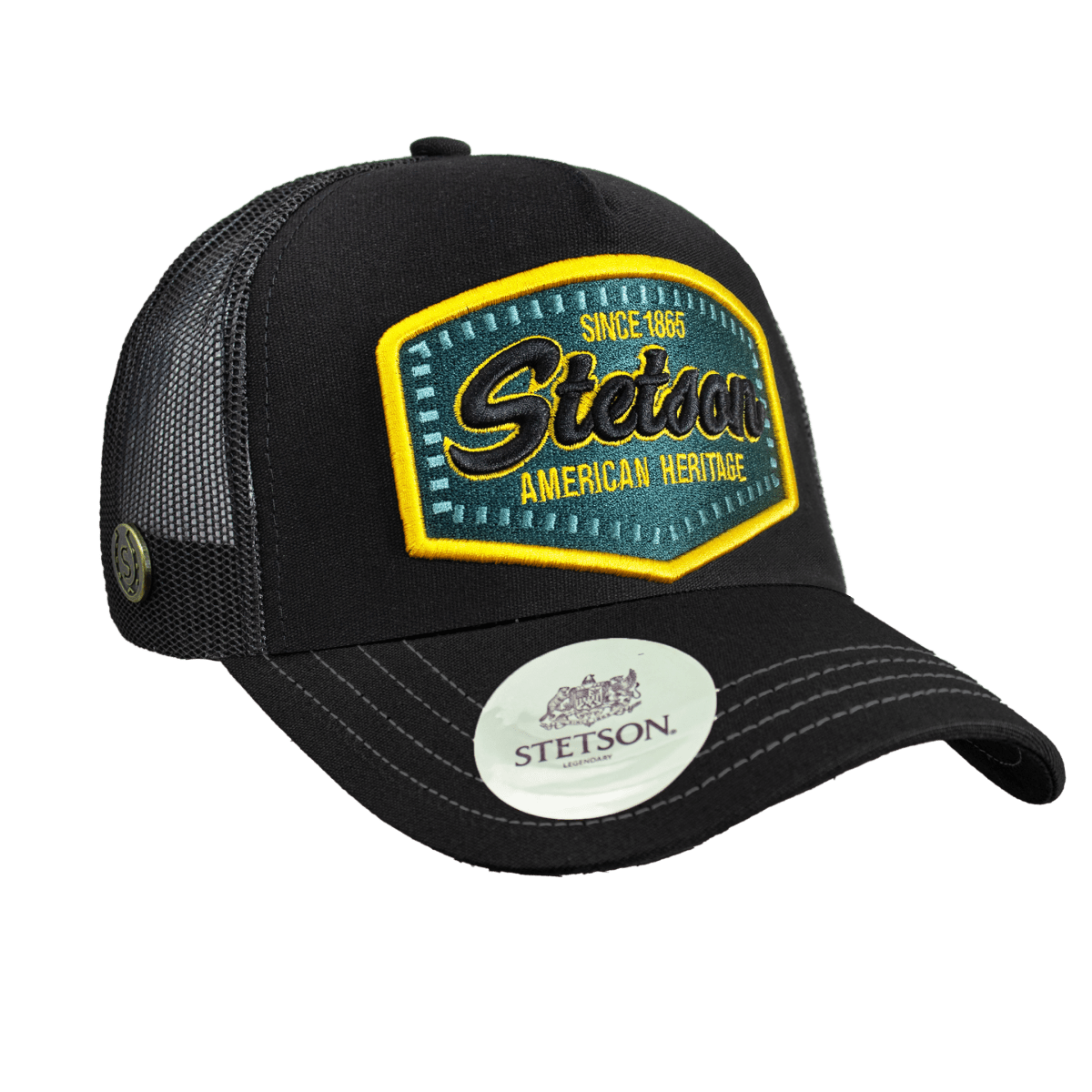 Hooch Stetson Cap Authentic Trucker Hat Original side