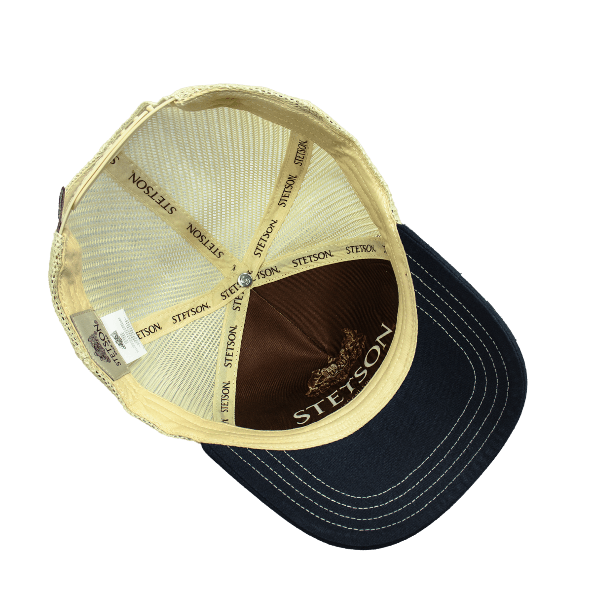 Hooch Stetson Cap Authentic Trucker Hat Original bottom