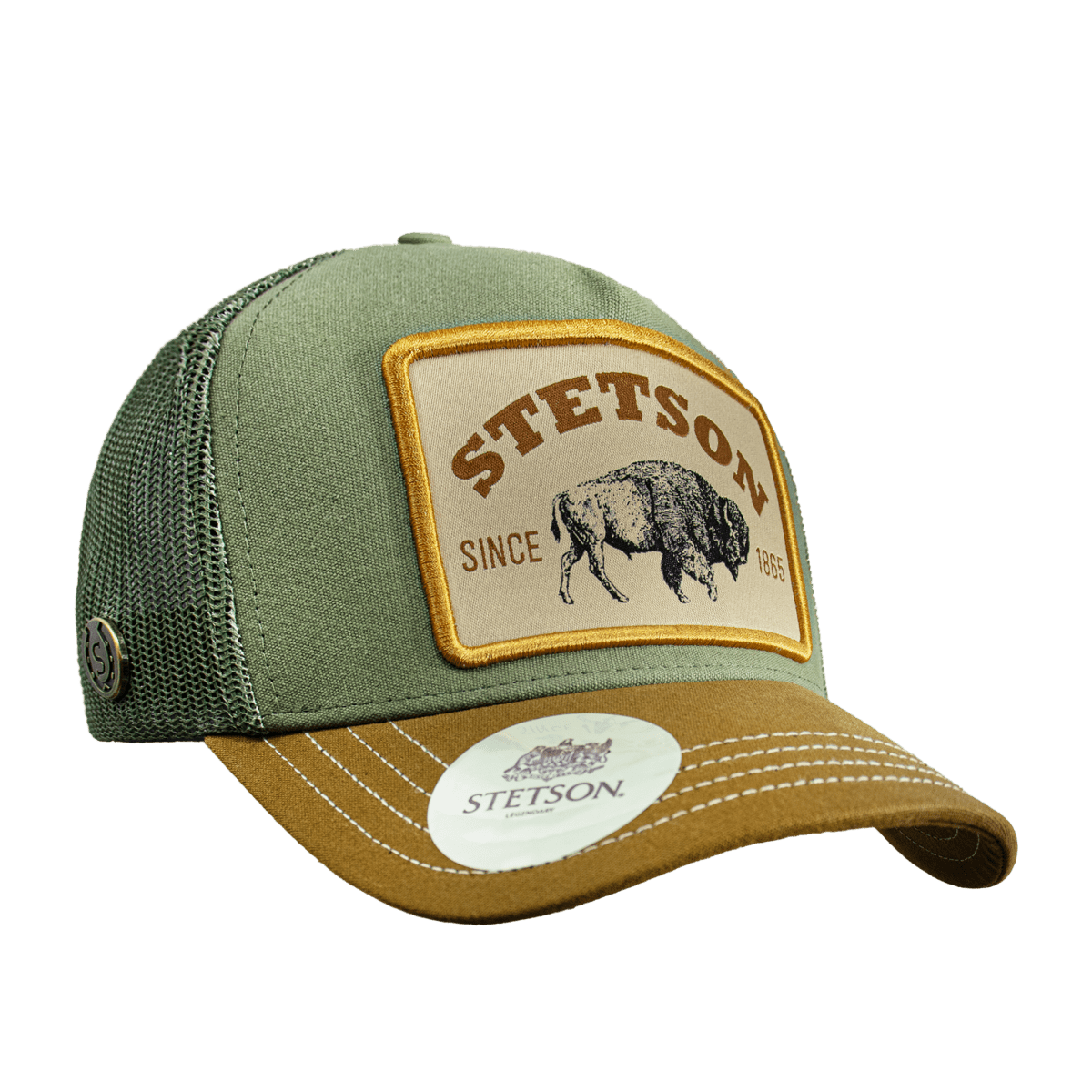 Hooch Stetson Cap Authentic Trucker Hat Original side