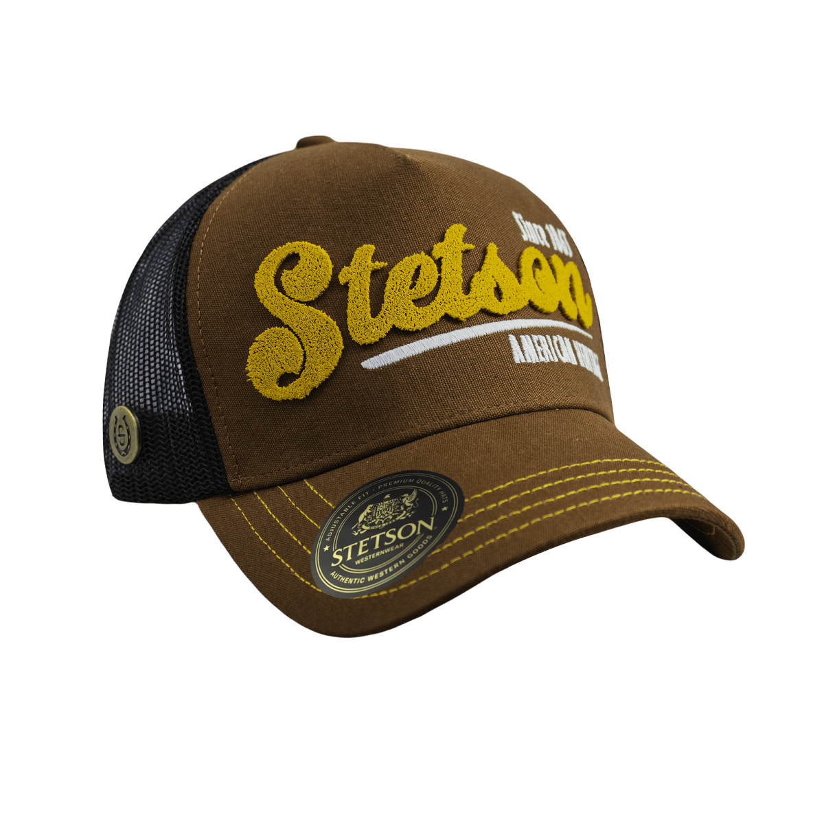 Hooch Stetson Cap Authentic Trucker Hat Original side