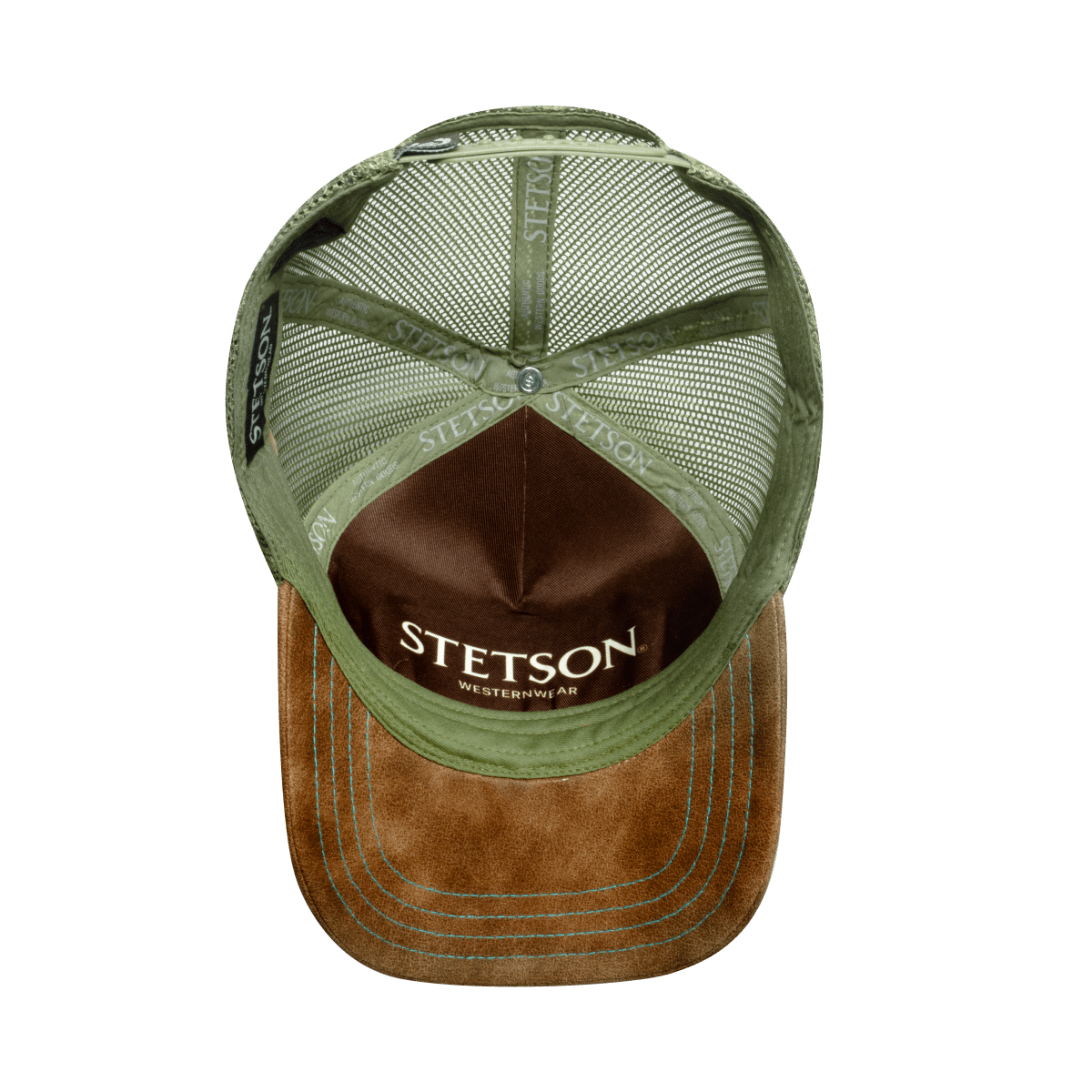 Hooch Stetson Cap Authentic Trucker Hat Original bottom