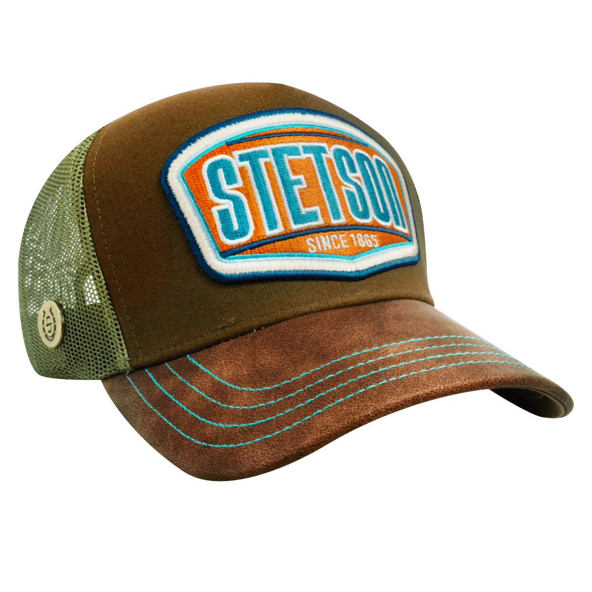 Hooch Stetson Cap Authentic Trucker Hat Original side