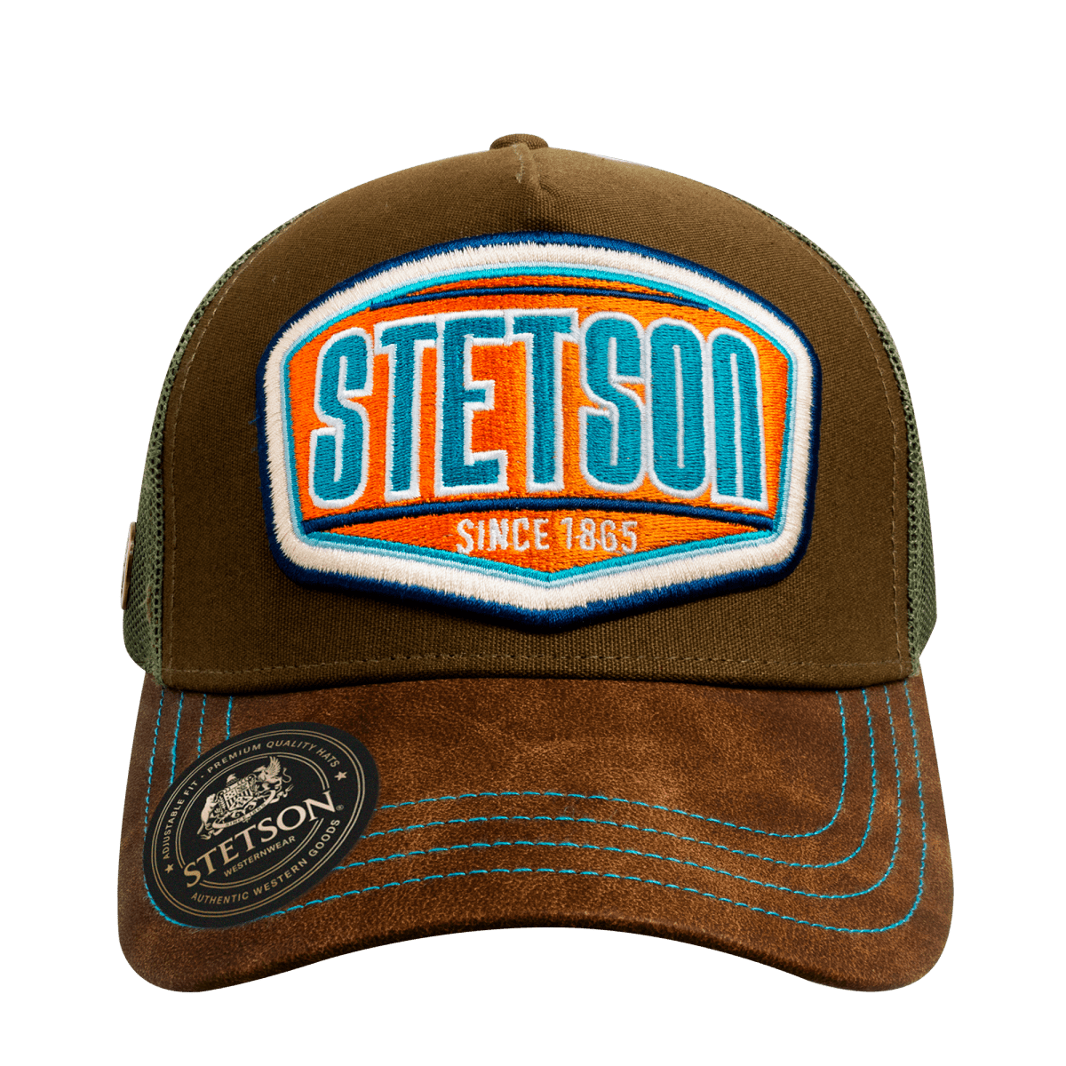 Hooch Stetson Cap Authentic Trucker Hat Original