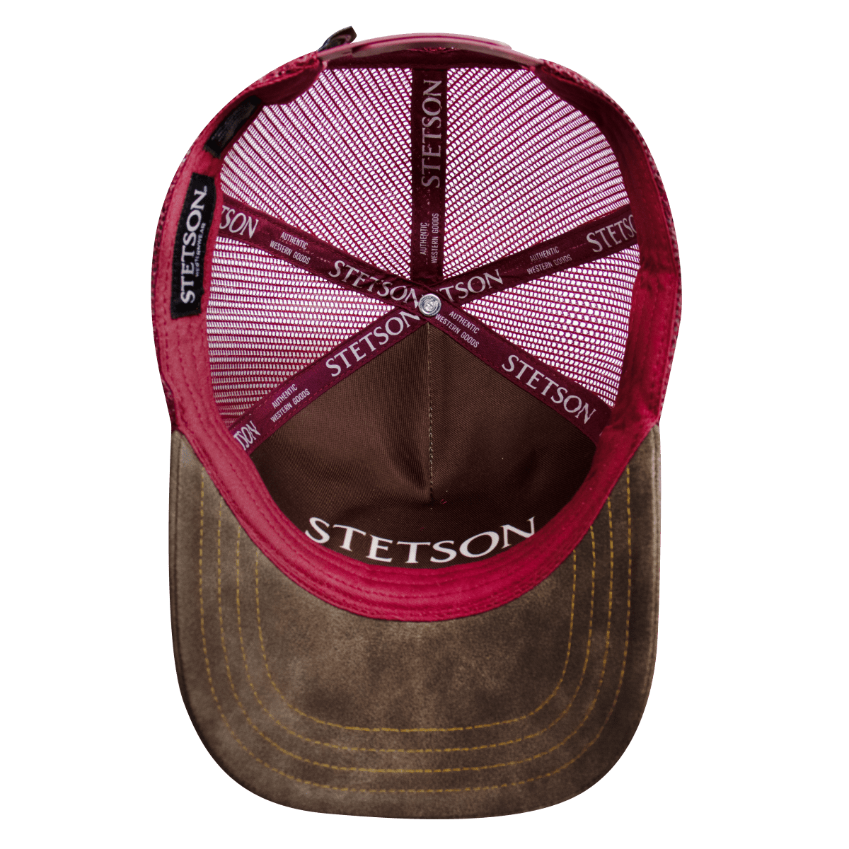 Hooch Stetson Cap Authentic Trucker Hat Original bottom