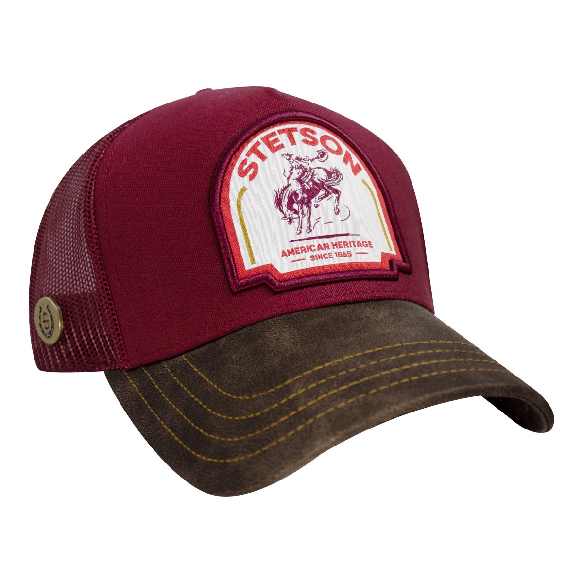 Hooch Stetson Cap Authentic Trucker Hat Original