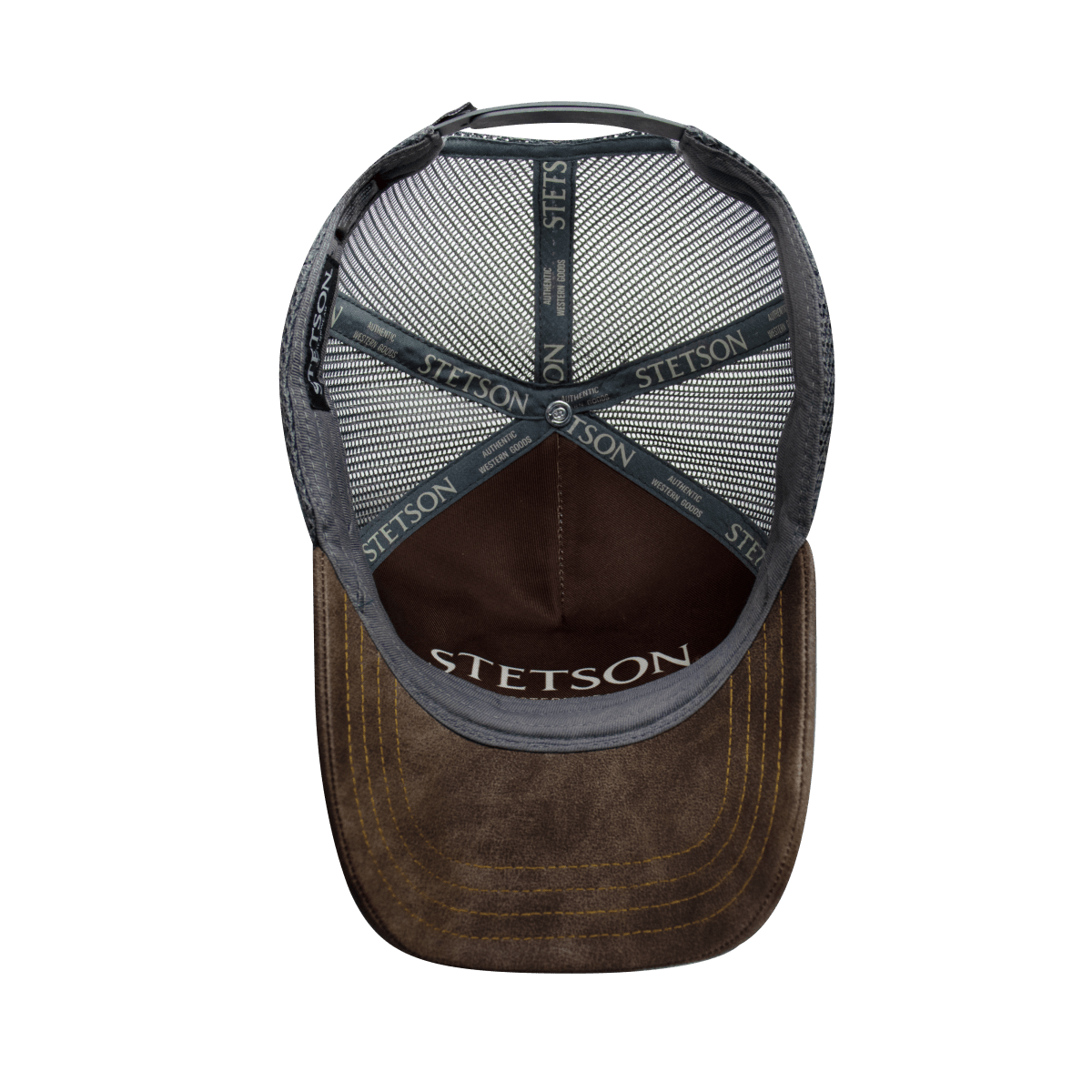 Hooch Stetson Cap Authentic Trucker Hat Original bottom