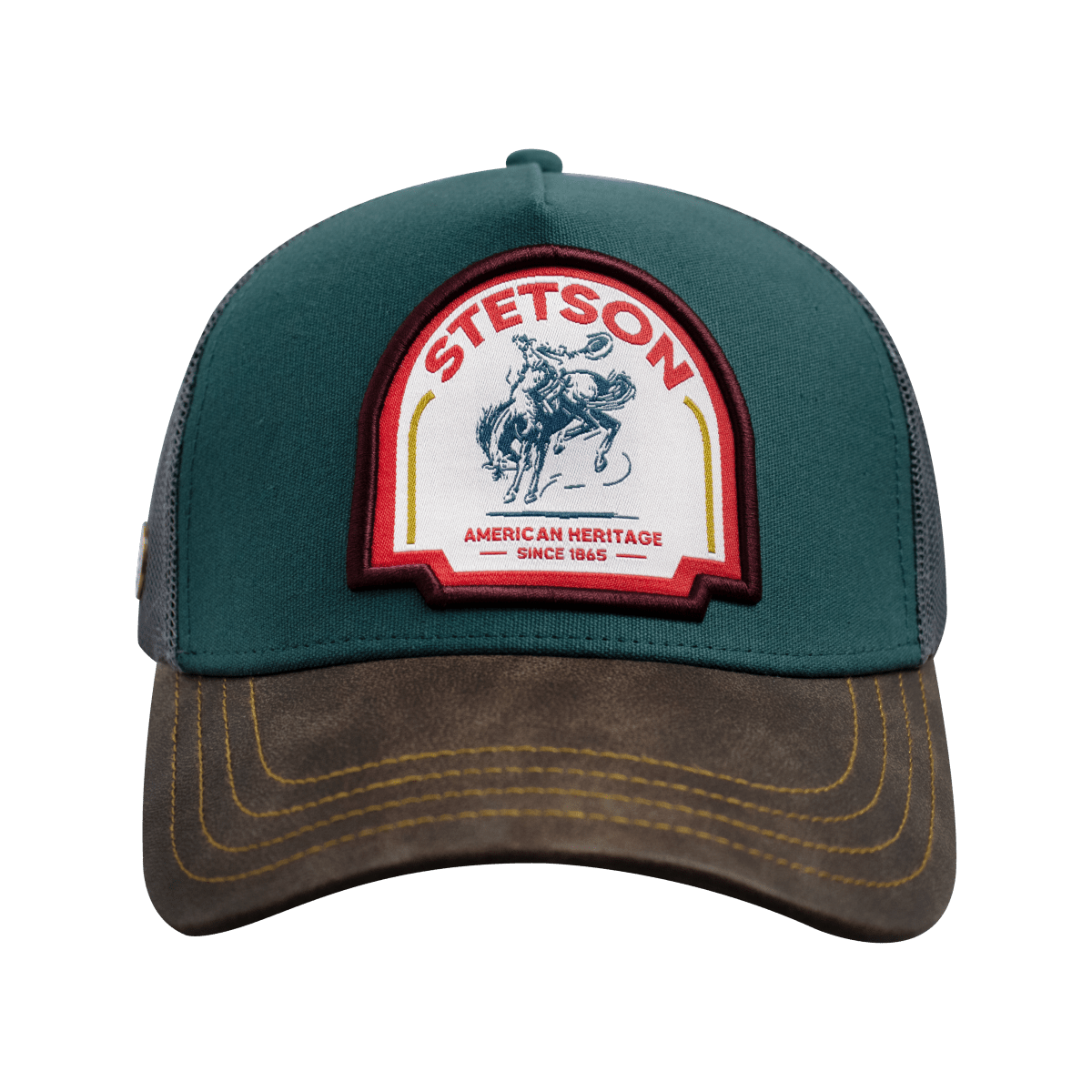 Hooch Stetson Cap Authentic Trucker Hat Original front