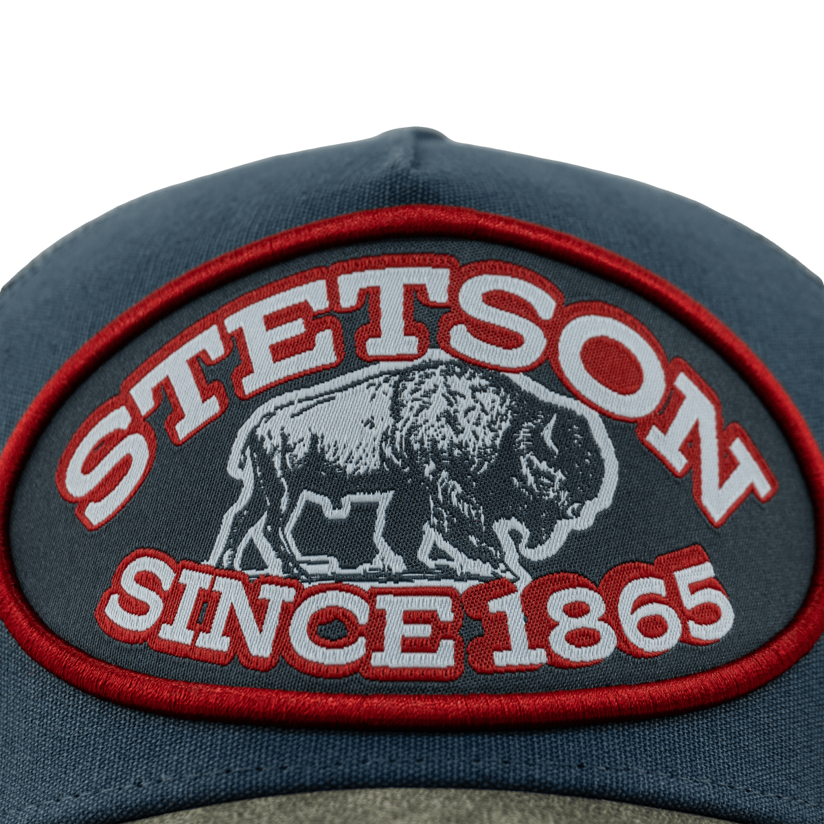 Hooch Stetson Cap Authentic Trucker Hat Original front close up