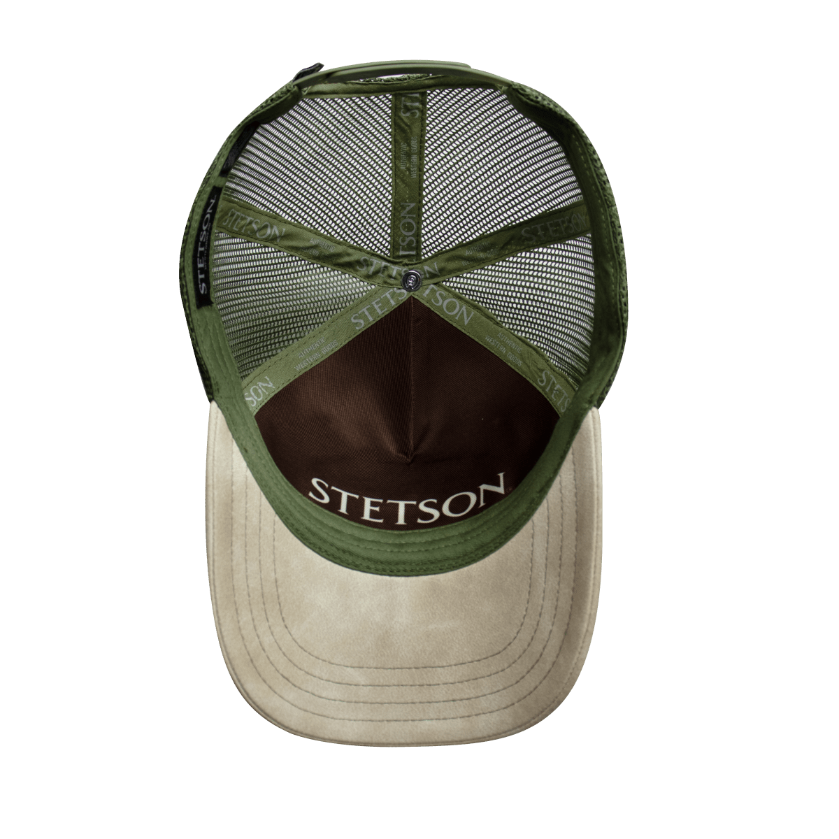Hooch Stetson Cap Authentic Trucker Hat Original bottom