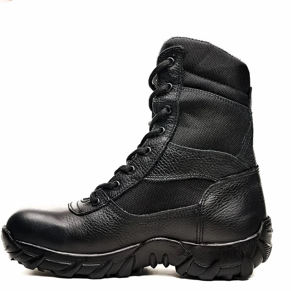 King Welt Boots Military Tactical 10” Boots Black Color - King Welt