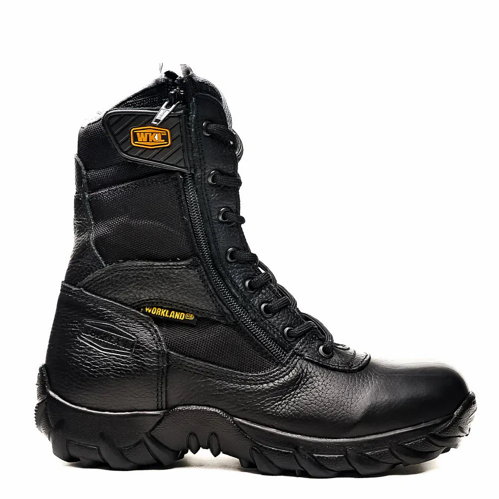 King Welt Boots Military Tactical 10” Boots Black Color - King Welt
