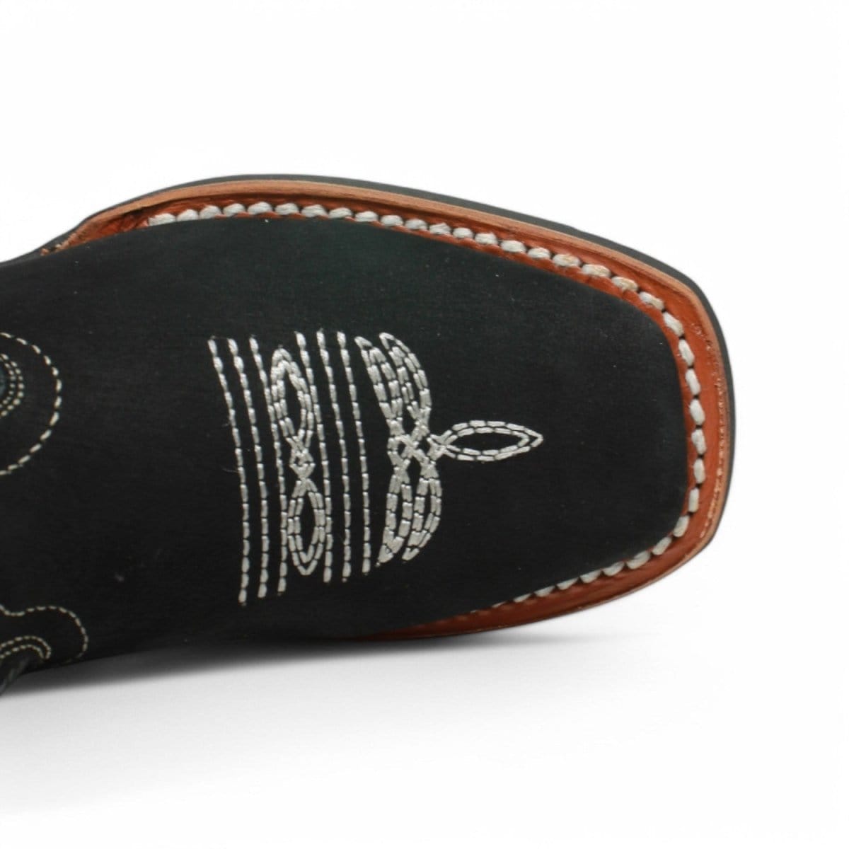 La Carreta Boots Kid's Genuine Leather Square Toe Cowboy Boots