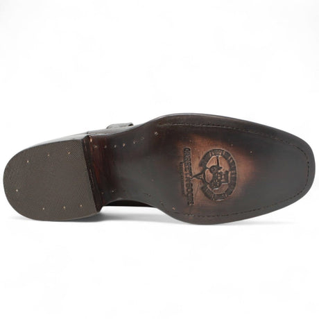 La Carreta Boots Men's Genuine Floater Leather Dubai Square Toe Boots Honey Color - La Sierra