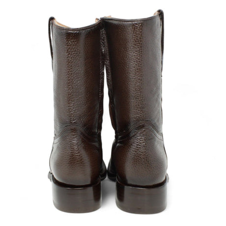 La Carreta Boots Men's Genuine Floater Leather Dubai Square Toe Boots Honey Color - La Sierra