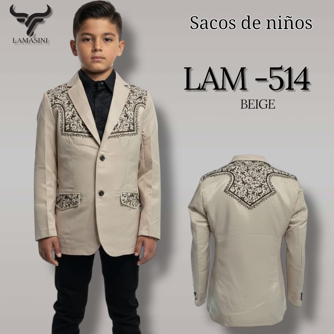 Lamasini Jackets Men´s Western Blazer Beige - Lamasini