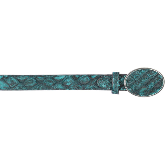 Los Altos Boots Belts 32 Men's Los altos Monster Fish Cowboy Belt C11U1008