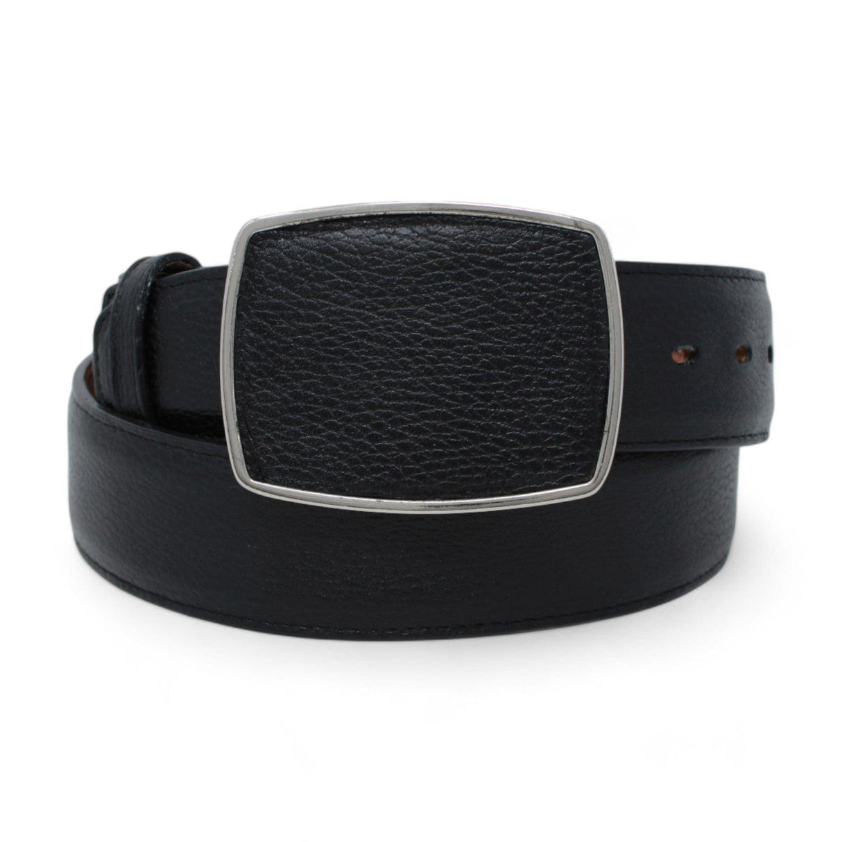 Los Altos Boots Belts Black / 32 Men's Los Altos Deer Skin Western Belt C11A8305