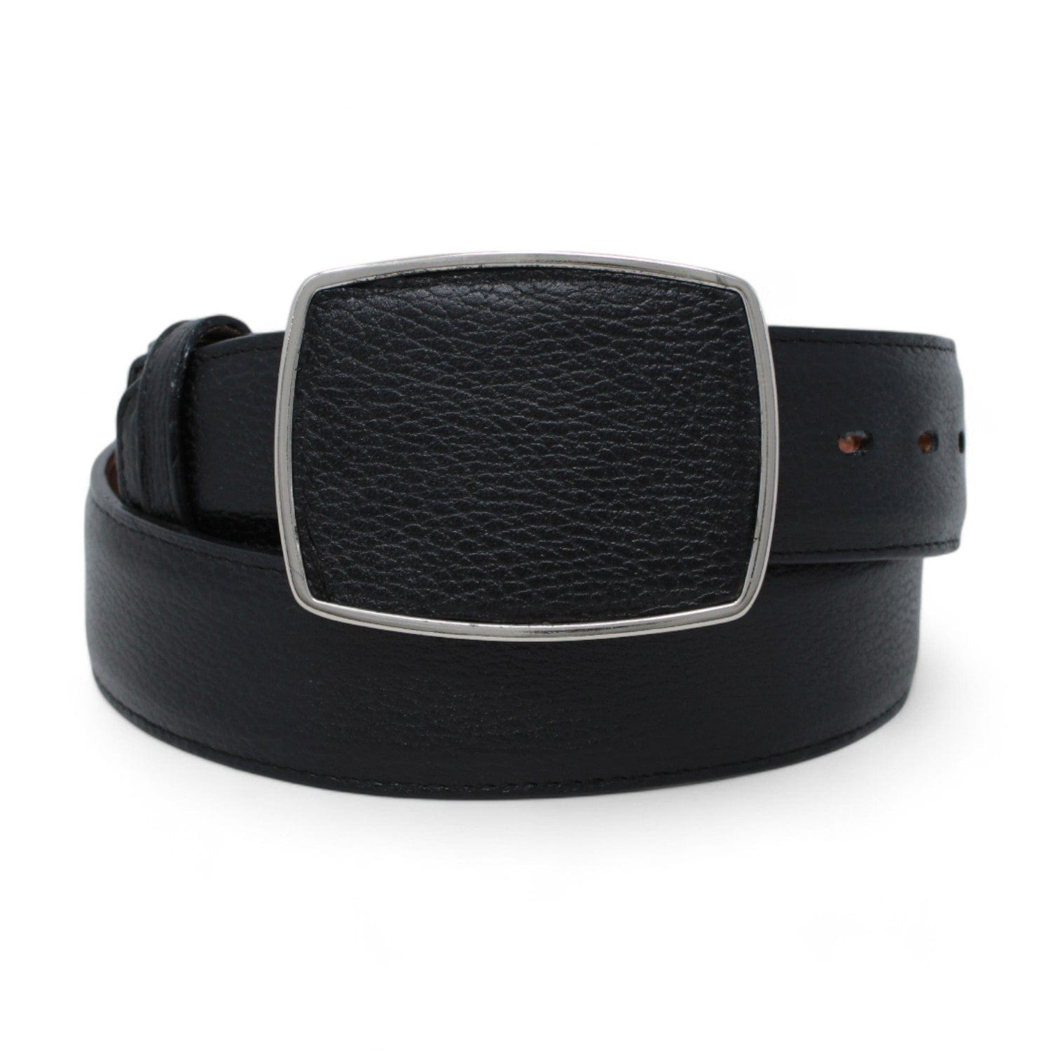 Los Altos Boots Belts Black / 32 Men's Los Altos Deer Skin Western Belt C11A8305