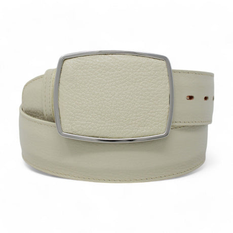 Los Altos Boots Belts Bone / 32 Men's Los Altos Deer Skin Western Belt C11A8304