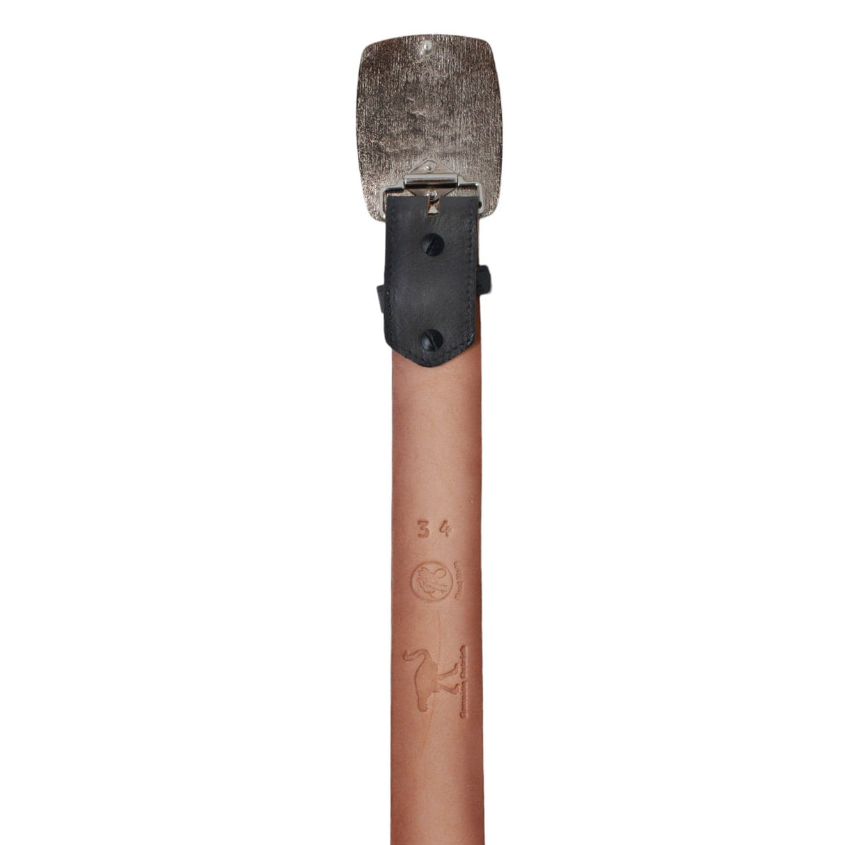 Genuine Ostrich Skin Cowboy Belt Faded Gray Color - Los Altos Boots