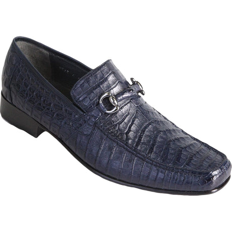 Los Altos Boots Shoes Blue / 6 Men's Original Caiman Belly Skin Shoes LAB-ZV1082