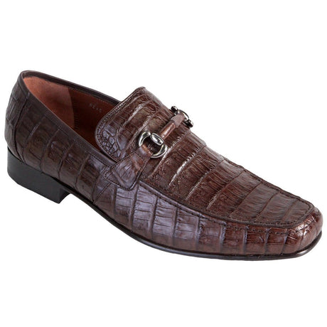 Los Altos Boots Shoes Brown / 6 Men's Original Caiman Belly Skin Shoes LAB-ZV1082