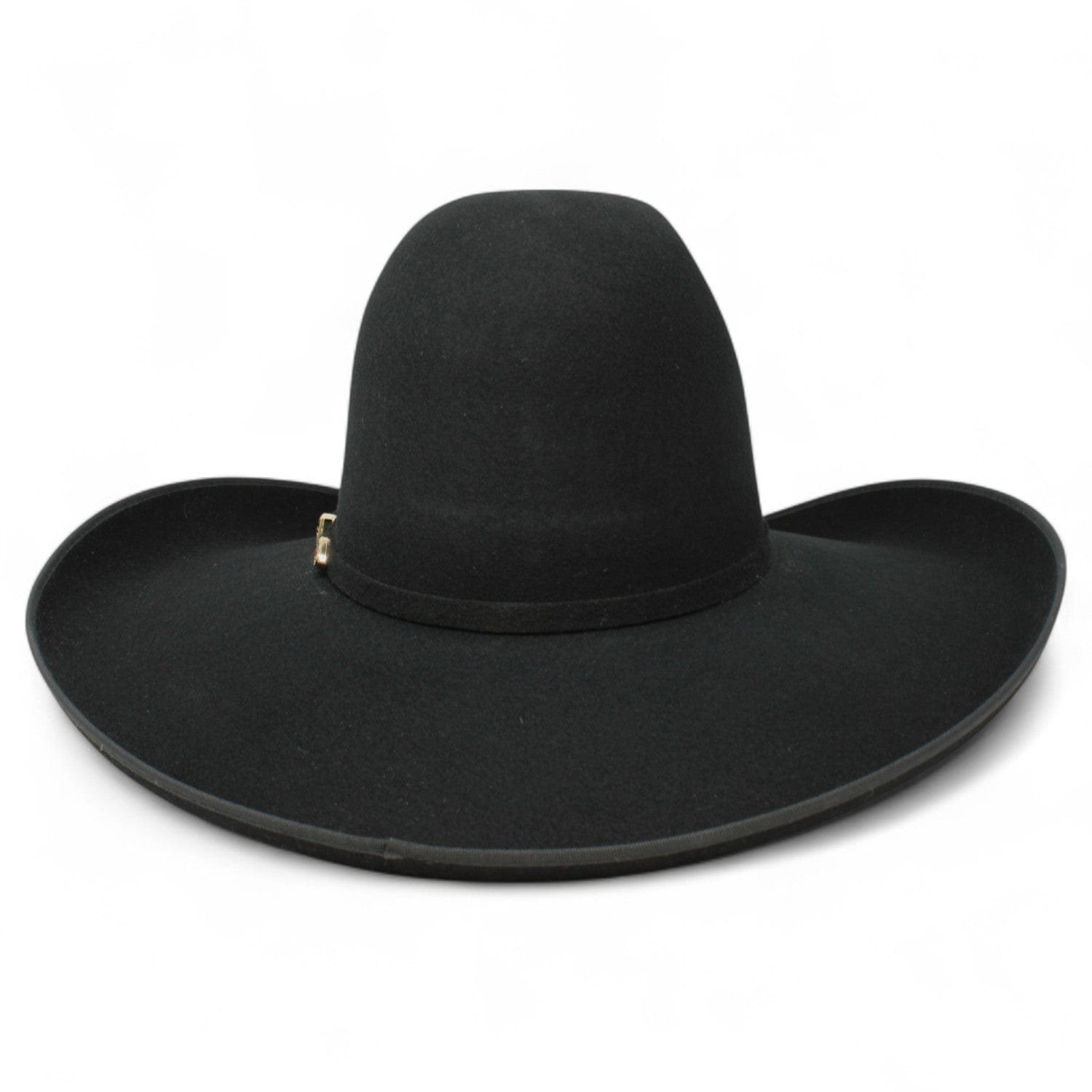 Tombstone Hats Tombstone 20X Cowboy Felt Hat High Crown Shape Cassidy - Black