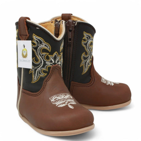 White Diamonds Boots Boots Cafe / 2 Baby Genuine Leather Round Toe Boots