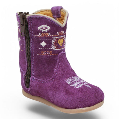 White Diamonds Boots Boots Genuine Leather Round Toe Baby Girl Fringe Boots