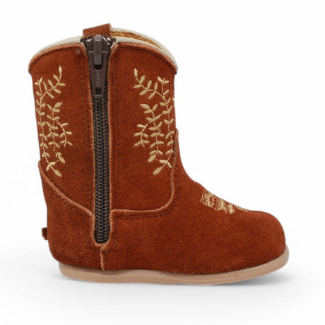 White Diamonds Boots Boots Genuine Leather Round Toe Baby Girl Fringe Boots